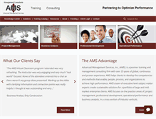 Tablet Screenshot of amsconsulting.com